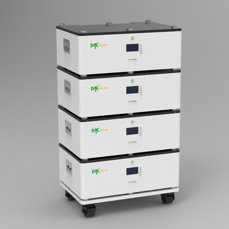 MK Solar 10kwh 20kwh 30kwh 40kwh Stackable Lifepo4 Solar Battery 51.2V 200Ah Lithium Home Battery