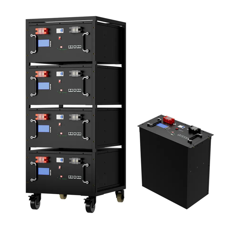 MK Solar 48V 40kwh 50kwh 60kwh 80kwh 100kwh Lithium Rack Battery Module 51.2V 200Ah LiFePO4