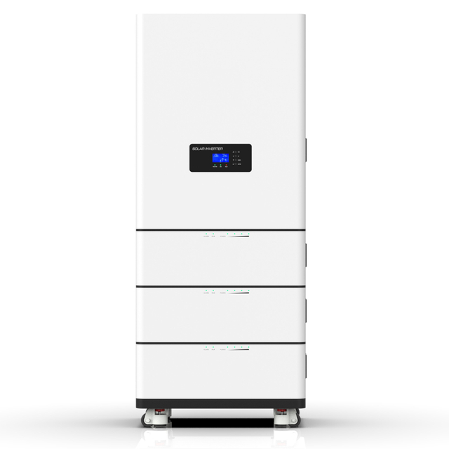 MK Solar 35.2kwh Lithium Stackable LiFePO4 Battery UL Certified 10KW Hybrid Inverter