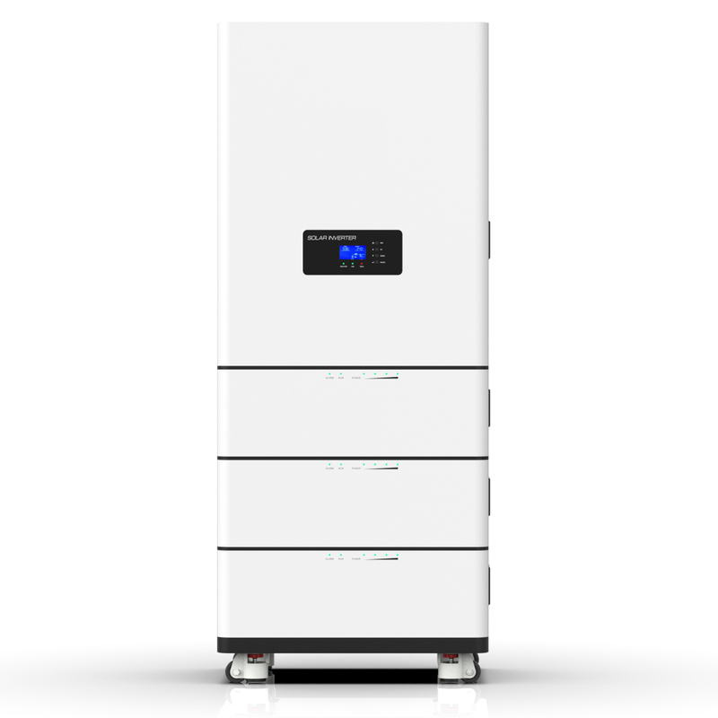 MK Solar 35.2kwh Lithium Stackable LiFePO4 Battery UL Certified 10KW Hybrid Inverter