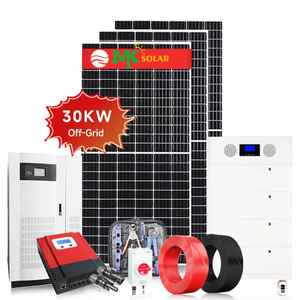 Off Grid Solar Storage Home Kit: 600W Panels, 12KW Inverter, 15KWH Lithium Battery & Full Mounting System